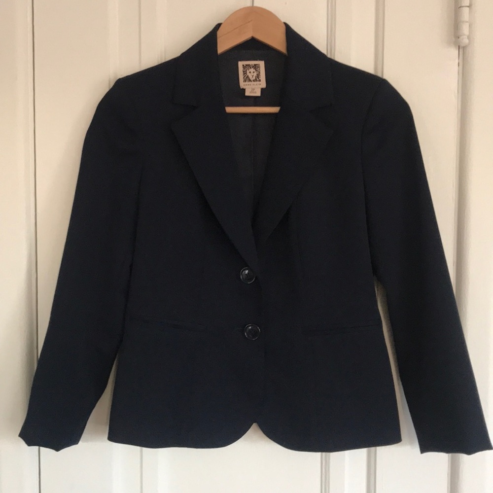 Ann Klein Navy blazer perfect condition